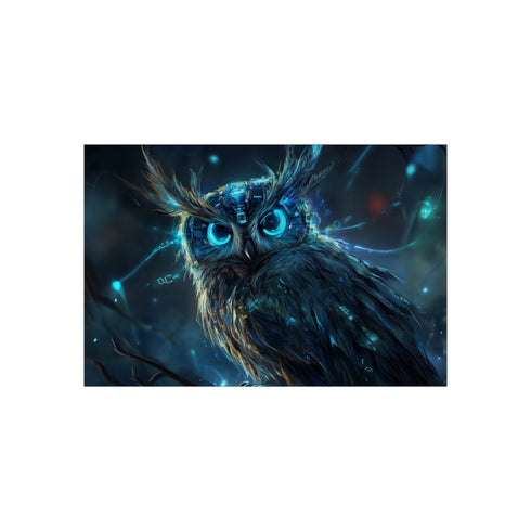 Buy Cyberpunk Owl Digital Poster