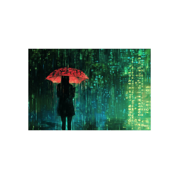 Buy Digital Binary Code Art Poster