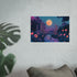 Buy Digital Moon Glitch Garden Poster