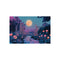 Buy Digital Moon Glitch Garden Poster
