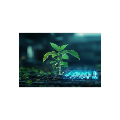 Buy Digital Screen Plant Poster