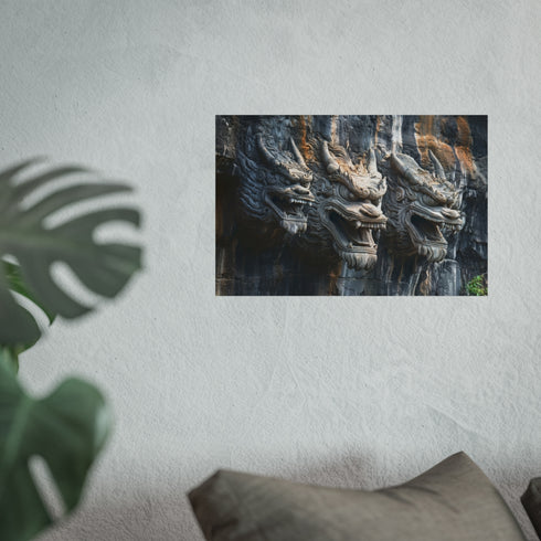 Buy Dragon Face Mountain Poster