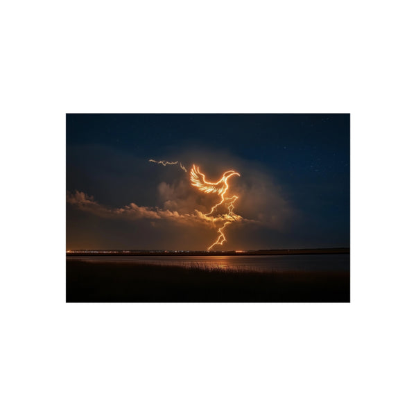 Buy Electrifying Phoenix Art Poster