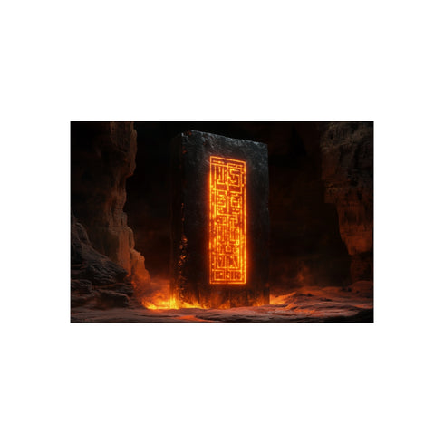 Buy Enchanted Monolith Runes Poster