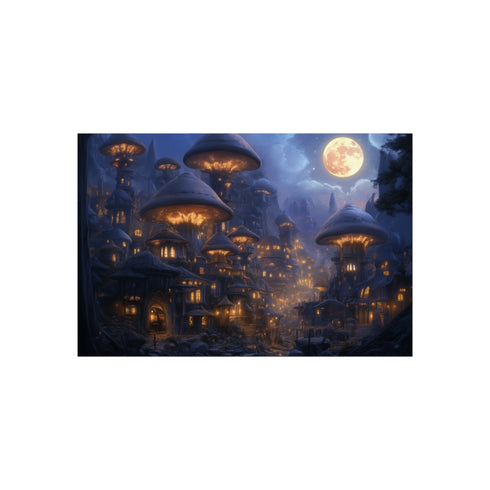"Buy Enchanted Moonlit Mushroom Poster"