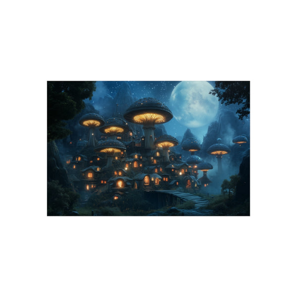 "Buy Enchanted Mushroom City Poster"