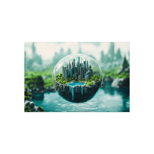 "Buy Enchanting Crystal Orb City Poster"