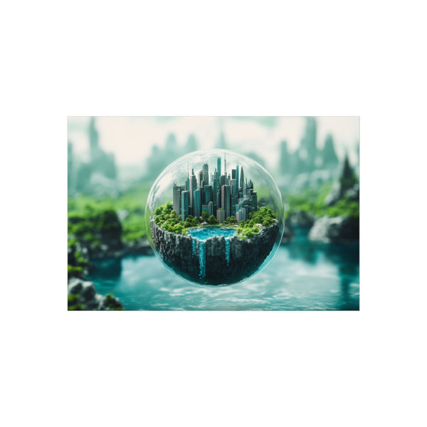 "Buy Enchanting Crystal Orb City Poster"