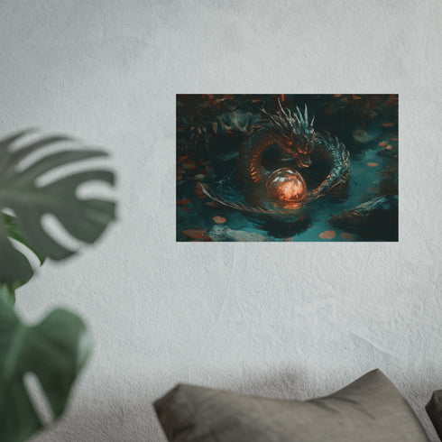 Buy Enchanting Dragon Orb Poster