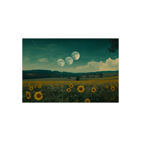 Buy Enchanting Sunflower Field Poster