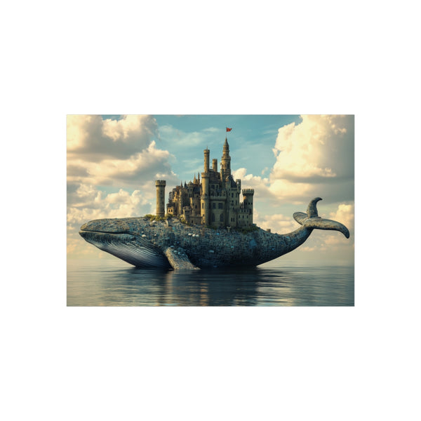 "Buy Enchanting Whale Castle Prints"