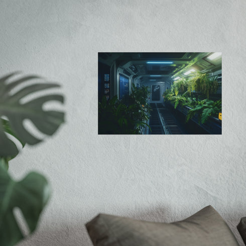 Buy Exotic Rainforest Space Station Poster