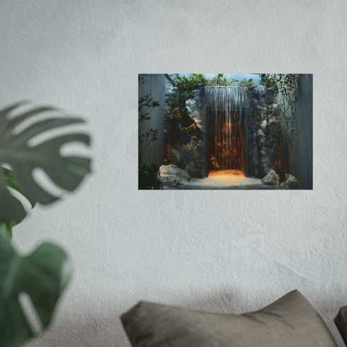 Buy Fantasy Portal Waterfall Poster