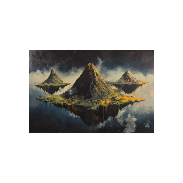 Buy Floating Islands Volcano Poster
