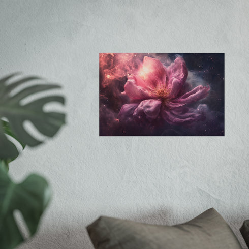 Buy Floral Nebula Art Poster