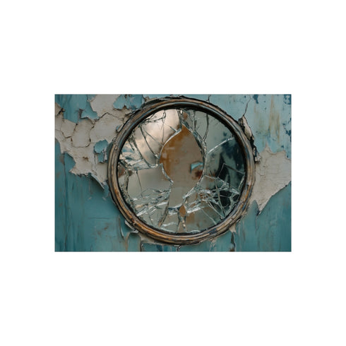 Buy Fractured Portal Mirror Poster