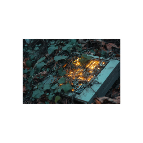 "Buy Futuristic Art: Glowing Tech Vines"