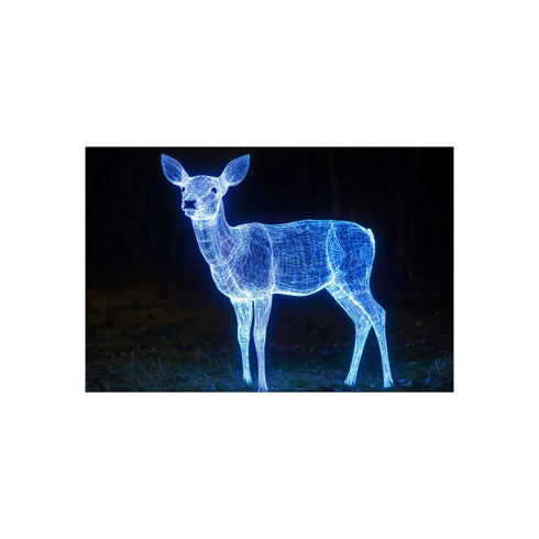 Buy Futuristic Deer Light Poster