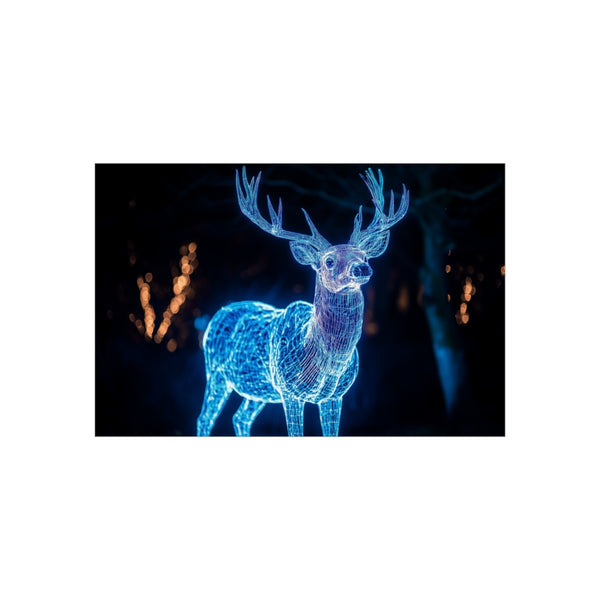 Buy Futuristic Light Deer Posters