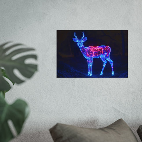 Buy Futuristic Light-Up Deer Poster