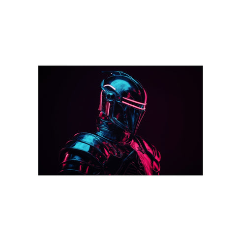 "Buy Futuristic Neon Knight Posters"