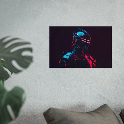 Buy Futuristic Neon Knight Posters