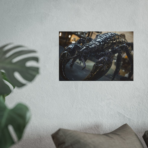Buy Giant Black Crystal Scorpion Poster