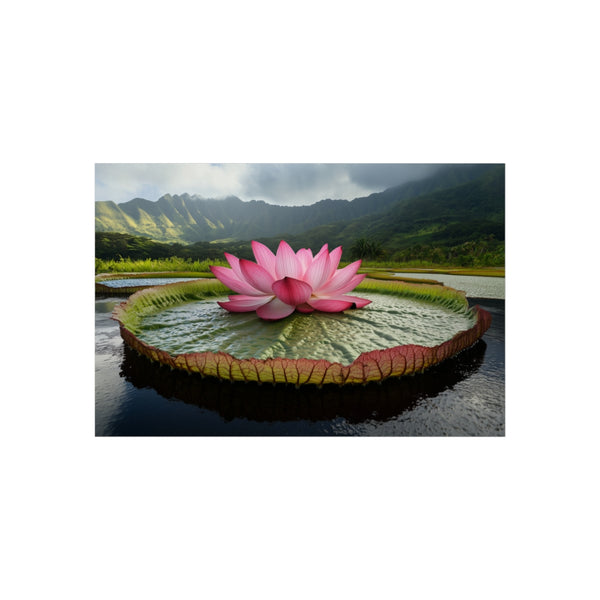Buy Gigantic Lotus Blooming Poster