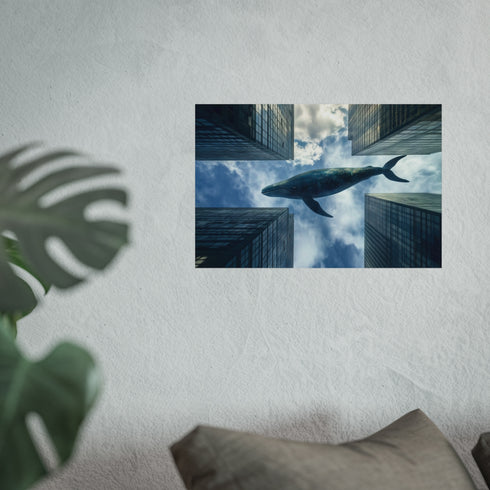 Buy Glass Whale Poster Online
