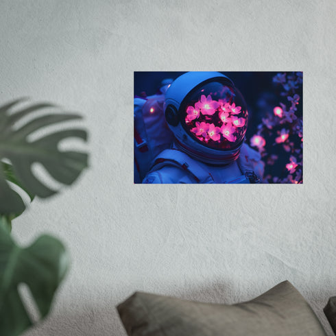 Buy Glow Flower Spacesuit Poster