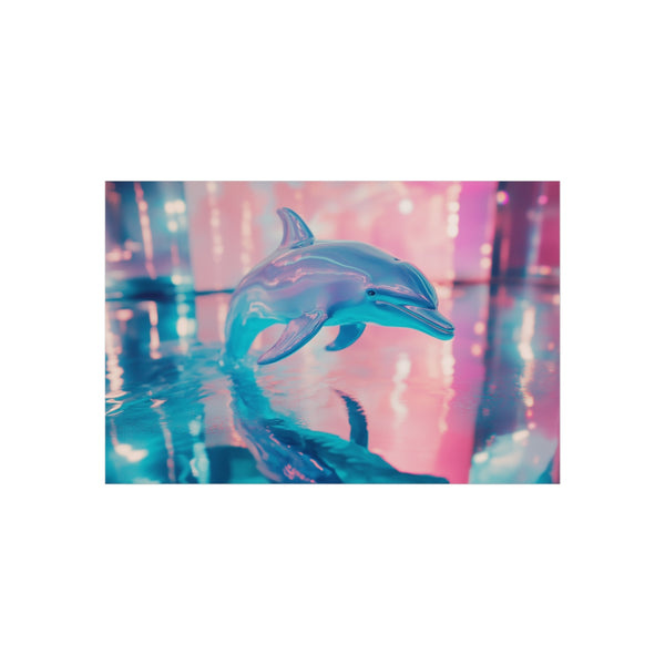 "Buy Holographic Dolphin Art Poster"