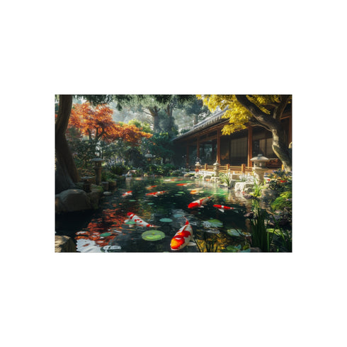 Buy Holographic Koi Pond Poster