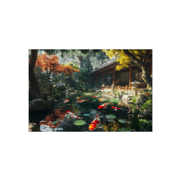 Buy Holographic Koi Pond Poster