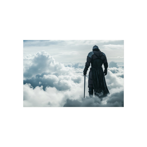 Buy Knight Walking on Clouds Poster