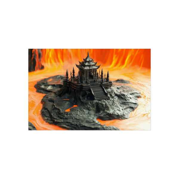 "Buy Levitating Temple Poster Online"