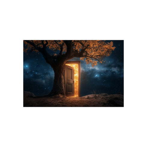 "Buy Magical Galaxy Door Poster"