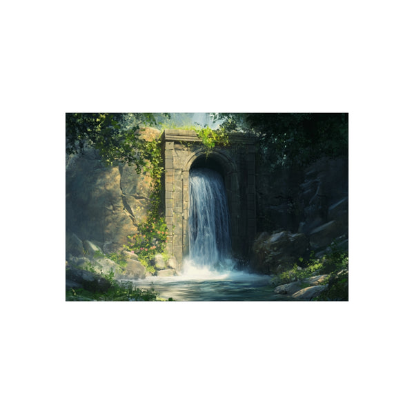 Buy Magical Waterfall Portal Poster