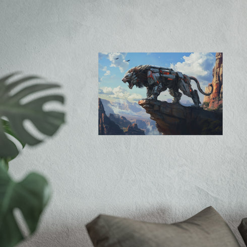 Buy Mech Lion Digital Poster