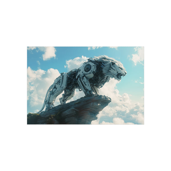 "Buy Mech Lion Roaring Poster"