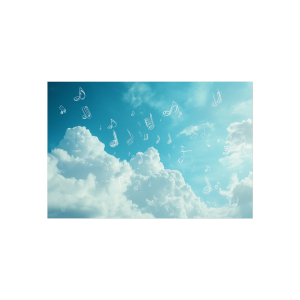 Buy Musical Clouds Art Poster