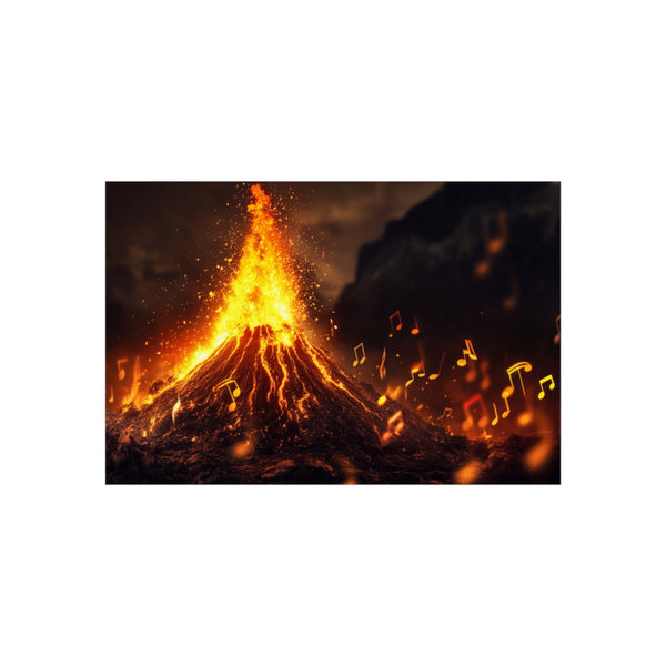 "Buy Musical Volcano Eruption Art"