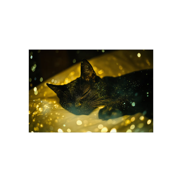 Buy Mystical Galaxy Cat Poster