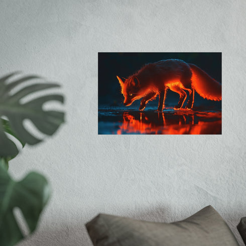 Buy Mystical Glass Fox Poster