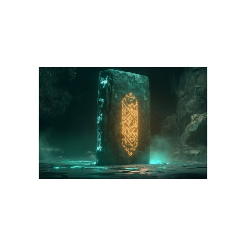 Buy Mystical Glowing Monolith Poster