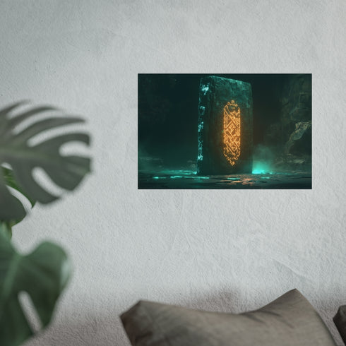 Buy Mystical Glowing Monolith Poster