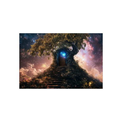 "Buy Mystical Tree Door Poster"