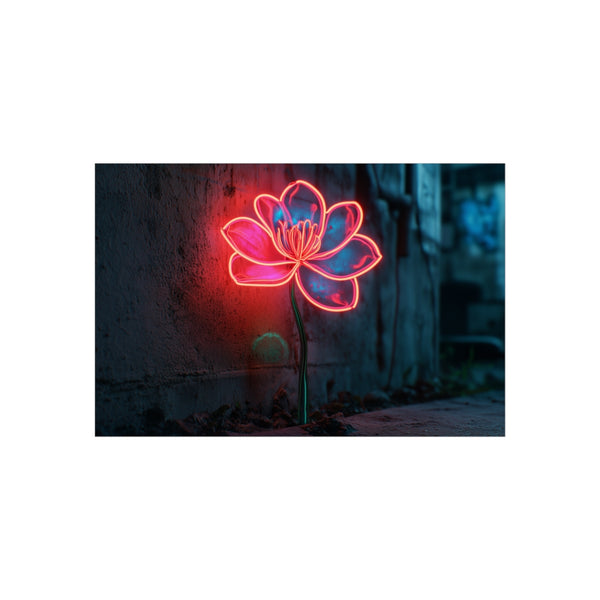 Buy Neon Flower Concrete Art