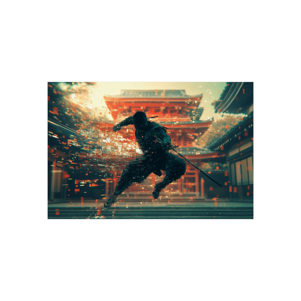Buy Ninja Glitch Effect Poster