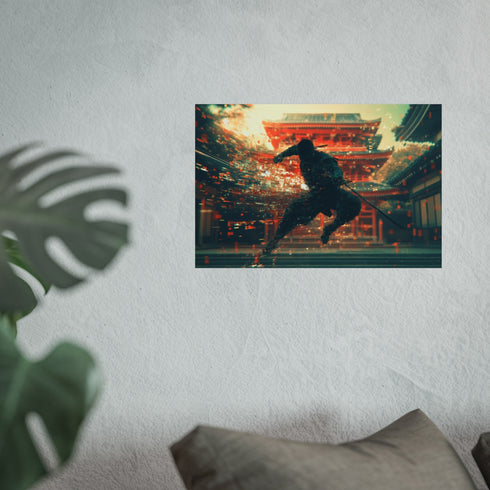Buy Ninja Glitch Effect Poster