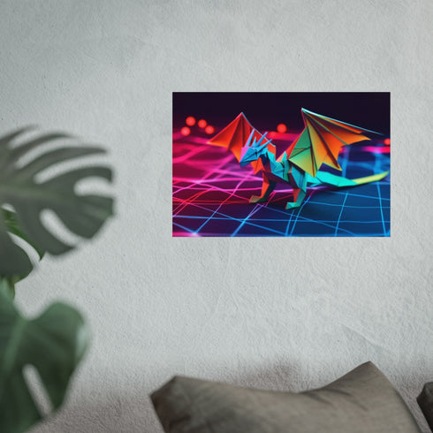 Buy Origami Dragon Poster Online